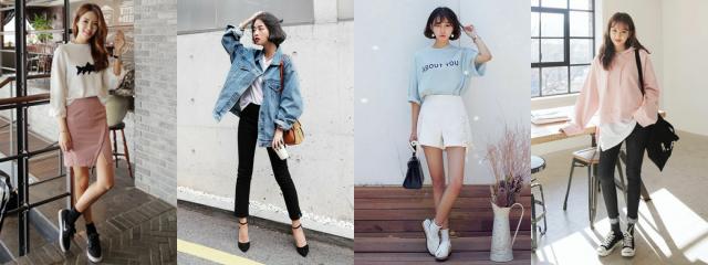 おしゃれに敏感な韓国発祥のファッションブラントで、韓国っぽいタイトな服が多いイメージです。
足が...