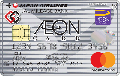 イオンJMBカード(WAON一体型)の券面